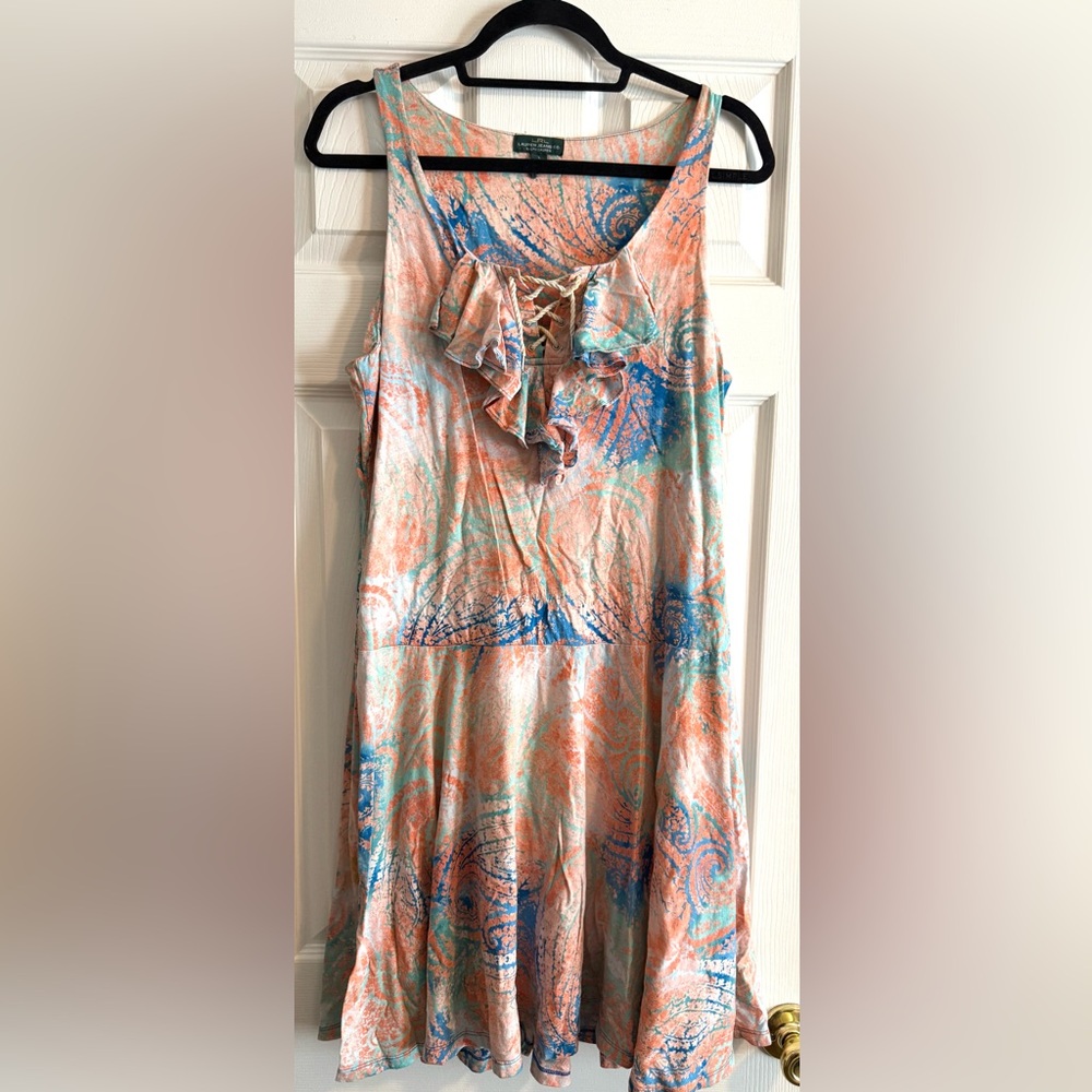 Ralph Lauren Multicolor Paisley Dress